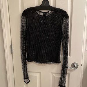 Alice + Olivia Delaina embellished top